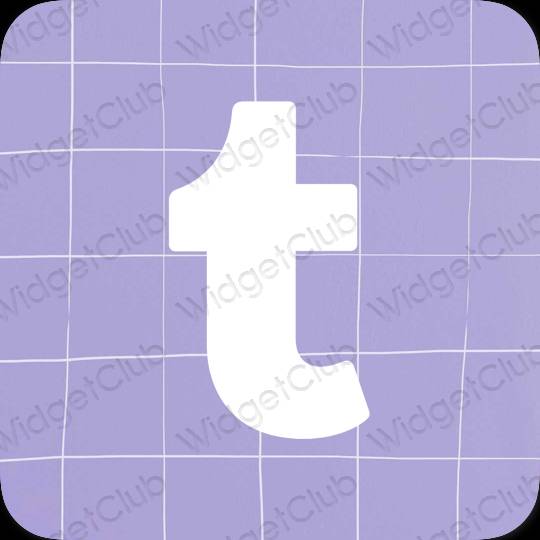 ესთეტიკური Tumblr აპლიკაციის ხატები