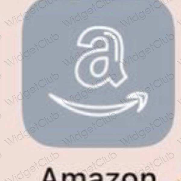 미적인 보라색 Amazon 앱 아이콘