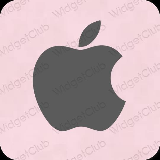 Estético gris Apple Store iconos de aplicaciones