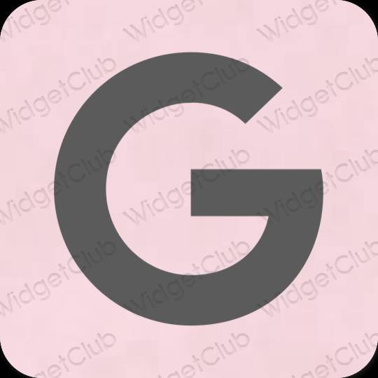 Stijlvol grijs Google app-pictogrammen