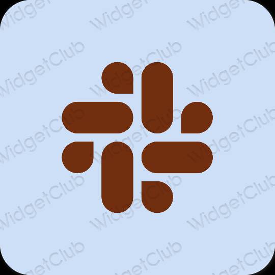 Estetske Slack ikone aplikacij