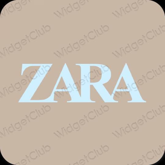 Estetisk beige ZARA app ikoner