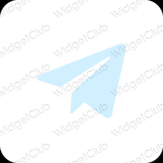 Эстетические Telegram значки приложений