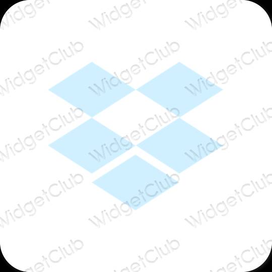 Esthetische Dropbox app-pictogrammen