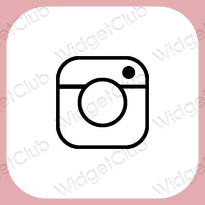 Estetik Instagram uygulama simgeleri