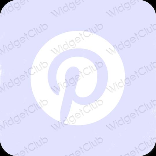 Estetyczne Pinterest ikony aplikacji
