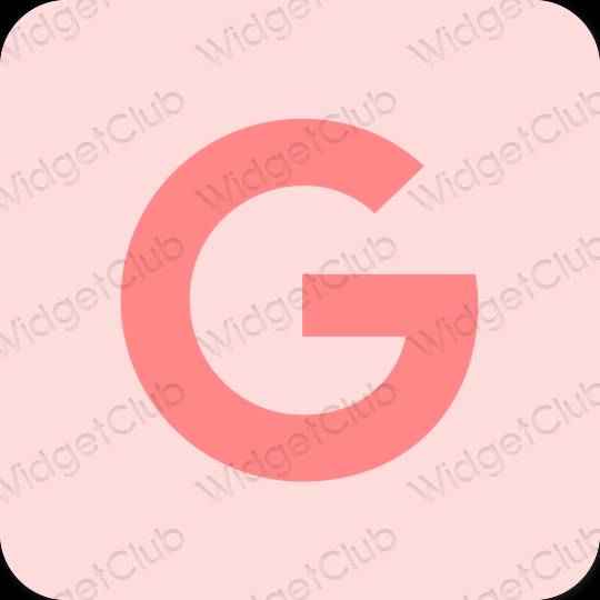 Esthetische Google app-pictogrammen