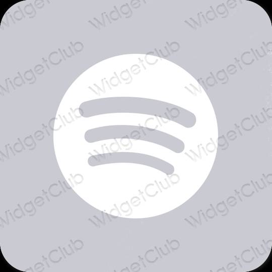 Esthetische Spotify app-pictogrammen