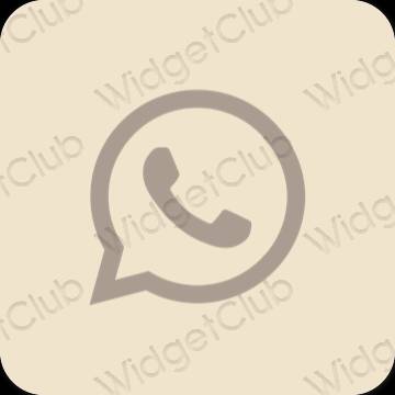 Esztétikus WhatsApp alkalmazásikonok