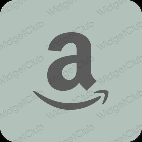 Estetisk grön Amazon app ikoner