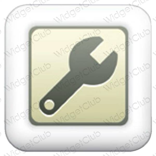 Aesthetic Settings app icons