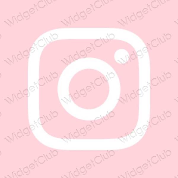 Estetické ikony aplikací Instagram