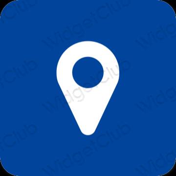 Естетични Map икони на приложения