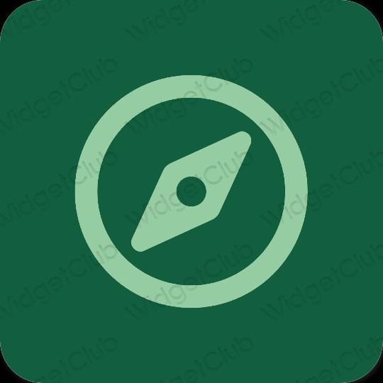 Estetske Safari ikone aplikacij