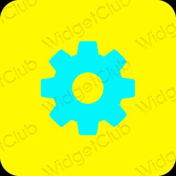 Esthetische Settings app-pictogrammen