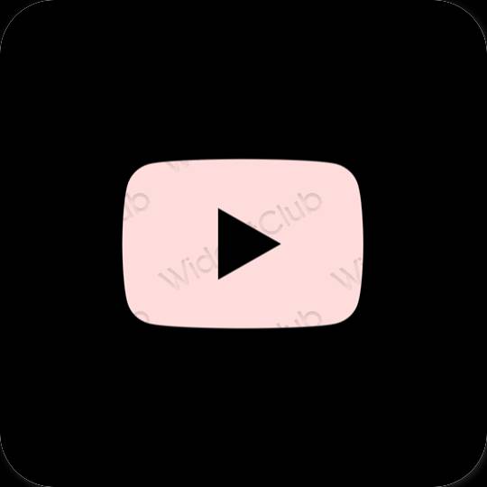 Biểu tượng ứng dụng Youtube thẩm mỹ