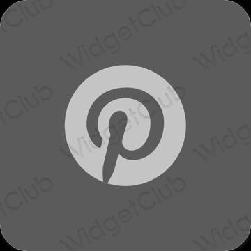 Estetske Pinterest ikone aplikacij