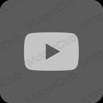 Esthetische Youtube app-pictogrammen