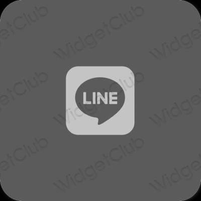 جمالية LINE أيقونات التطبيقات