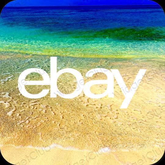 Estetik eBay uygulama simgeleri