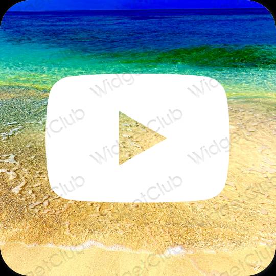 Æstetiske Youtube app-ikoner