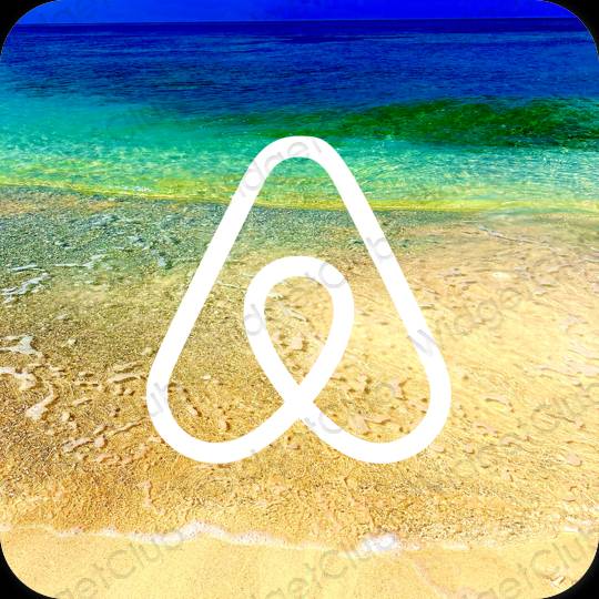 Esteettiset Airbnb sovelluskuvakkeet