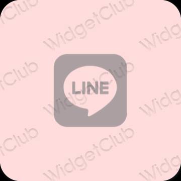 Esthetische LINE app-pictogrammen