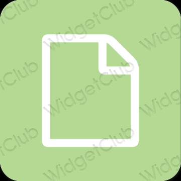 Aesthetic Notes app icons