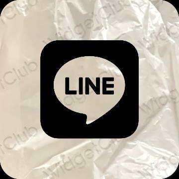 Естетични LINE икони на приложения