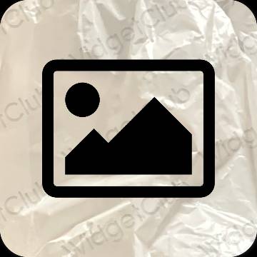 Esthetische Photos app-pictogrammen