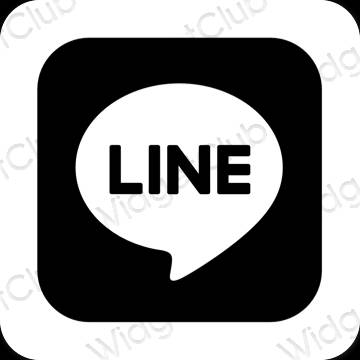 Esthetische LINE app-pictogrammen