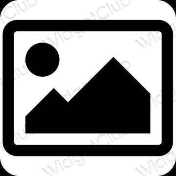 Esthetische Photos app-pictogrammen