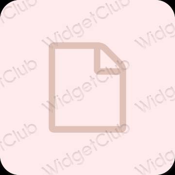 Aesthetic Notes app icons