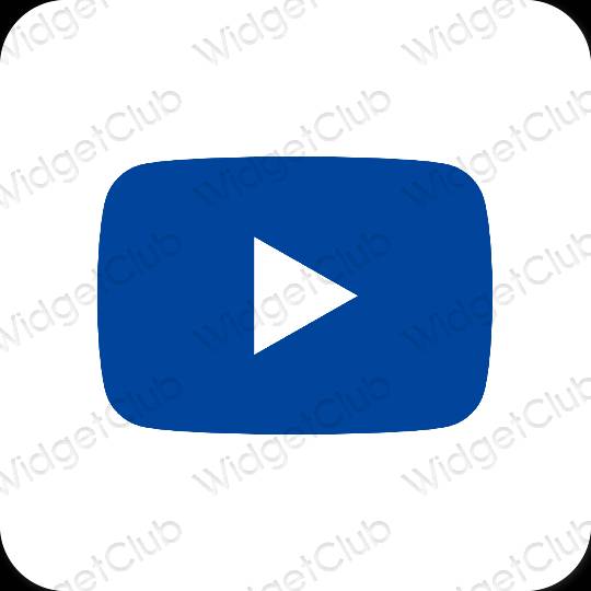 Icônes d'application Youtube esthétiques