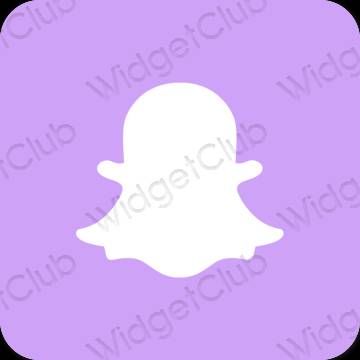 Estética snapchat iconos de aplicaciones