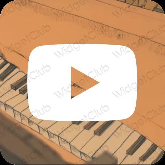 Æstetiske Youtube app-ikoner