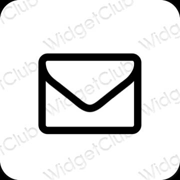 Icônes d'application Mail esthétiques