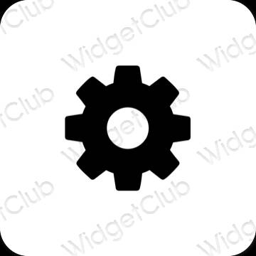 Esthetische Settings app-pictogrammen