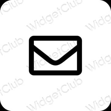 Icônes d'application Mail esthétiques