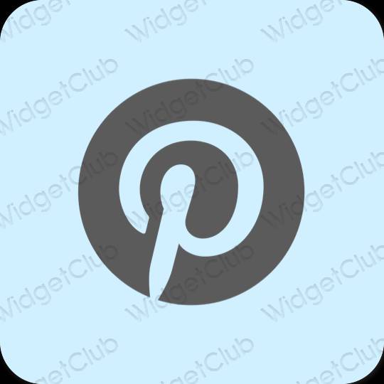 Естетски љубичаста Pinterest иконе апликација