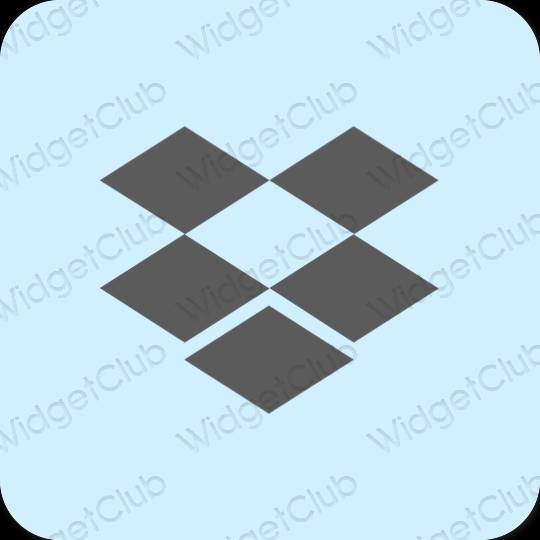 Estetski ljubičasta Dropbox ikone aplikacija