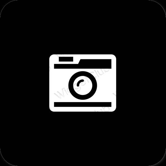 אֶסתֵטִי שָׁחוֹר Camera סמלי אפליקציה