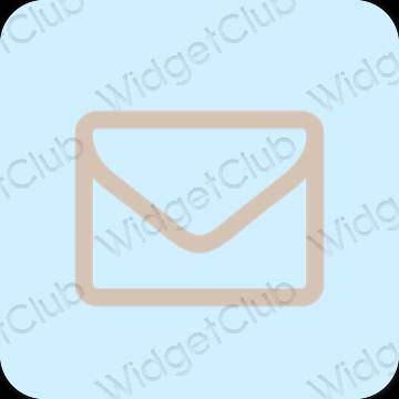 Stijlvol paars Mail app-pictogrammen