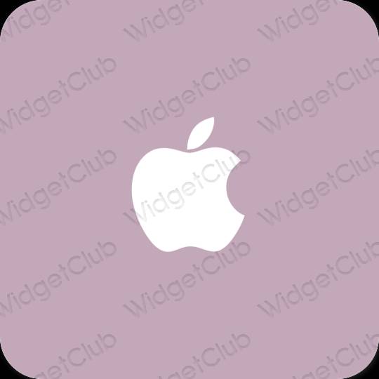 审美的 紫色的 Apple Store 应用程序图标