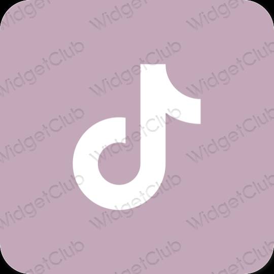 Estetico porpora TikTok icone dell'app