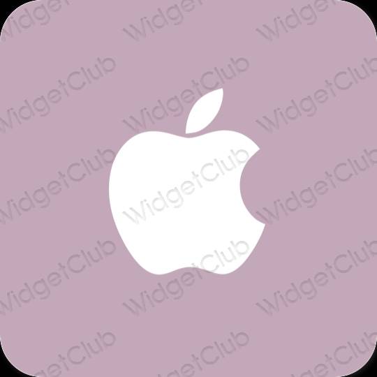 Stijlvol paars Apple Store app-pictogrammen