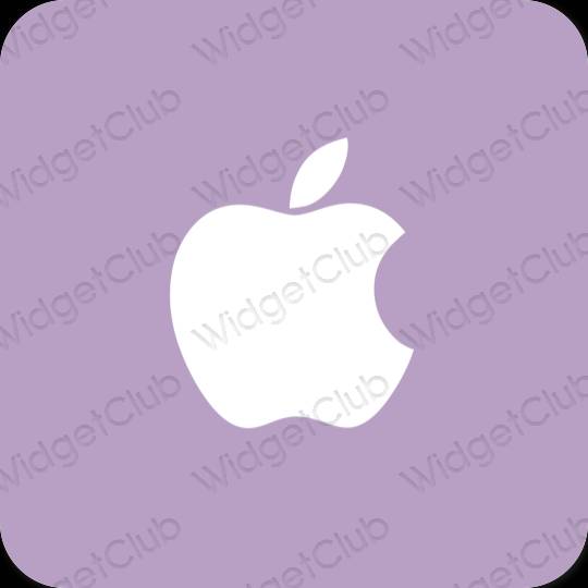 审美的 紫色的 Apple Store 应用程序图标