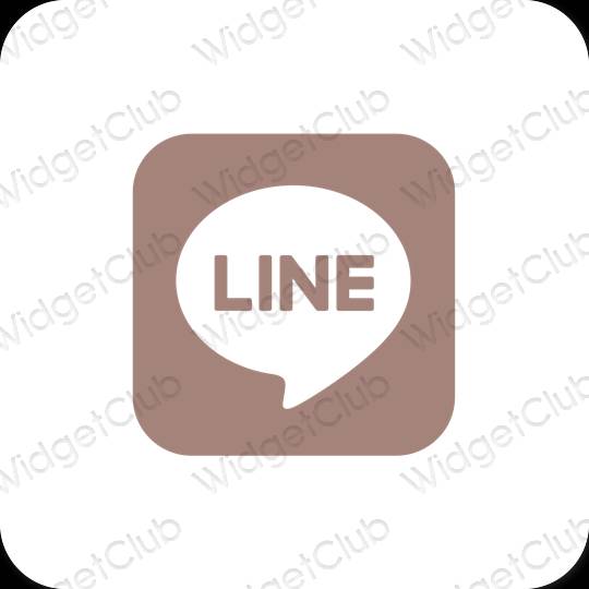 Estetske LINE ikone aplikacij