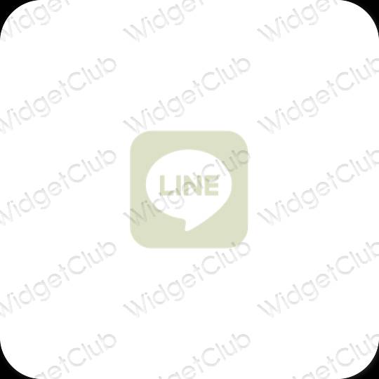 جمالية LINE أيقونات التطبيقات