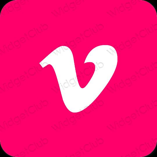 Estética Vimeo iconos de aplicaciones